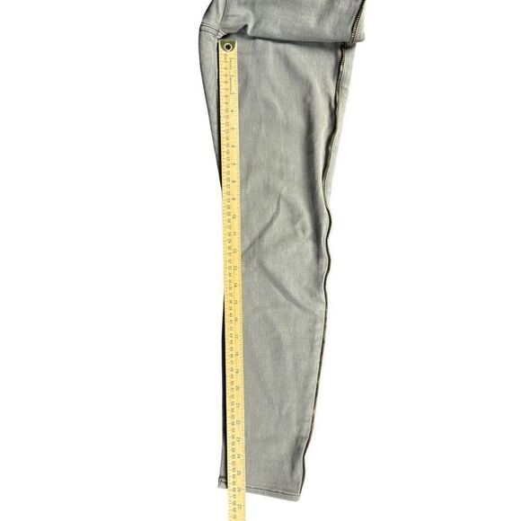 Frame Thatcher Le Skinny de Jeanne Size 27 Zipper Trimmed Gray Wash Jeans Ankle - Picture 11 of 12